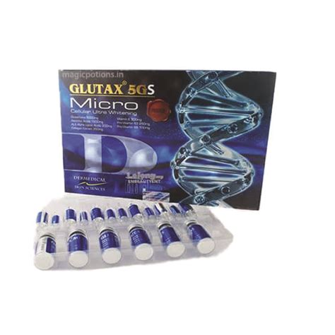 Cosmaty | Glutax 5GS Micro Cellular Ultra Whitening Injection 5000mg ...