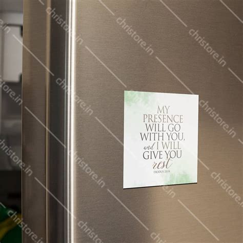 Guiding Presence: Exodus 33:14 'My Presence Will Go With You' Acrylic ...