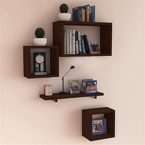 Shoper cart Wall Shelves for Living Room,Wall Mounted Book Shelf, Wall ...