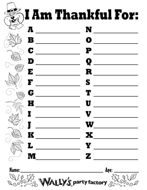 Thanksgiving Activities Printable - prntbl.concejomunicipaldechinu.gov.co