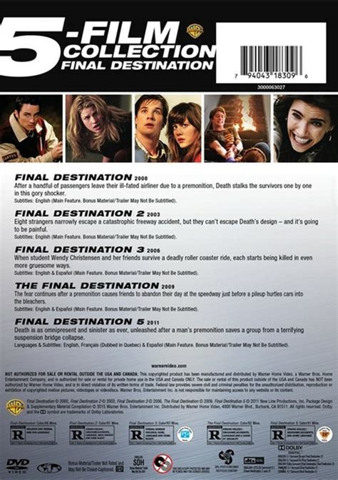 Image result for Final Destination DVD Collection