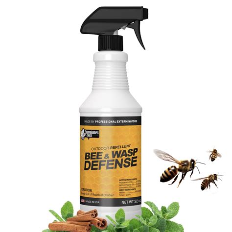 Buy Exterminators Choice Bee & Wasp Defense | 32 Ounce Spray | Repels ...