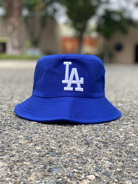 LA Dodger Bucket Hat| Los Angeles Bucket Hats| Bleed Blue LA Hats ...