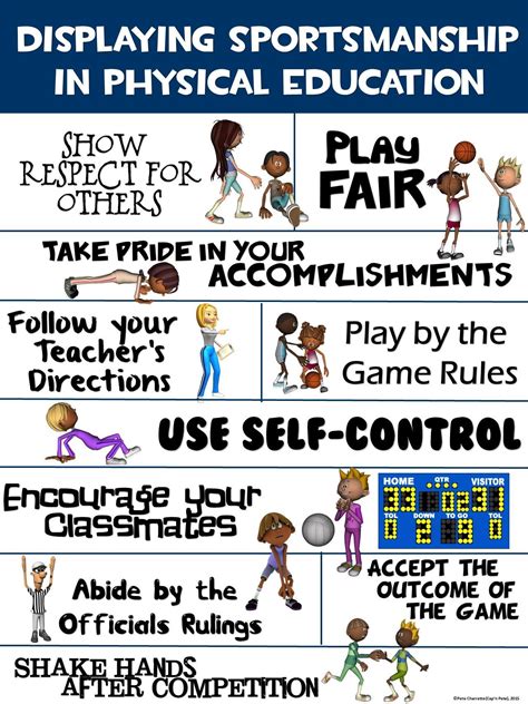 Pe poster displaying sportsmanship in physical education – Artofit