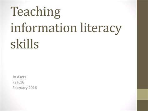 Image result for Information Literacy Tutorials