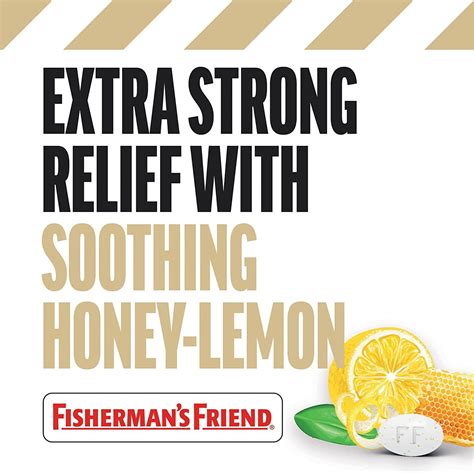Fisherman's Friend Sugar Free Honey-Lemon Cough Drops - 240 Menthol ...