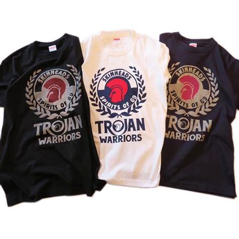 TROJAN WARRIORS Tシャツ WHITE | NEVERTRUST