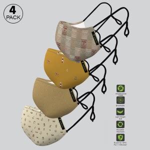VAN HEUSEN Ear loop Adjuster Antimicrobial Fabric Mask VHMSBRGFQ86910 ...