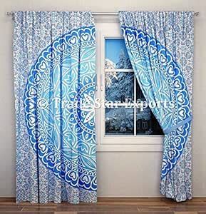 Buy Trade Star Cotton Door Curtain, 105 X 220 cm, Pack of 1 Online at ...