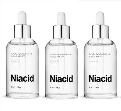The Nile Serum Niacid Fill in Pitted Scars & Dark Acne- 30ml (Pack Of 3 ...