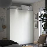 HASVIK pair of sliding doors, white, 150x201 cm (59x791/8") - IKEA
