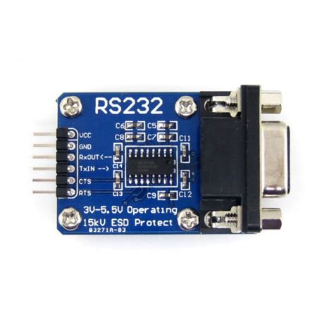 RS232 To TTL Serial Port Converter Board SP3232 UART TransceiverModule ...