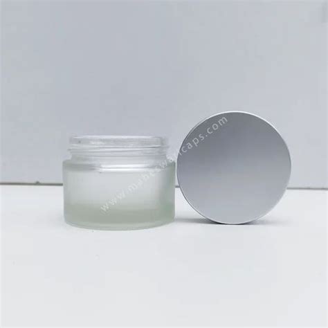Glass Bottles - Cosmetic Glass Frosted Jar 50GM Manufacturer from Noida