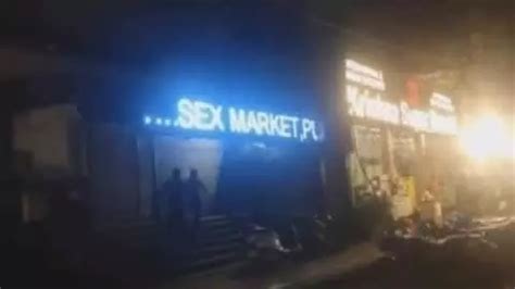 Advertisement of sex racket run on LED screen of grocery shop indecent ...
