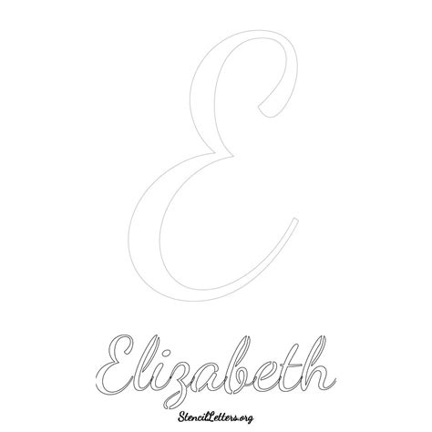 Elizabeth In Cursive