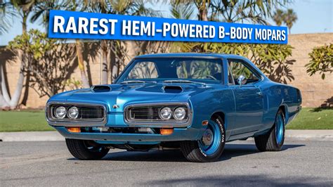 10 Rarest Hemi-Powered B-Body Mopars