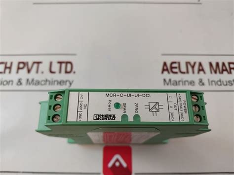 Phoenix Contact Mcr-c-ui-ui-dci 3-way Isolation Amplifier – Aeliya ...