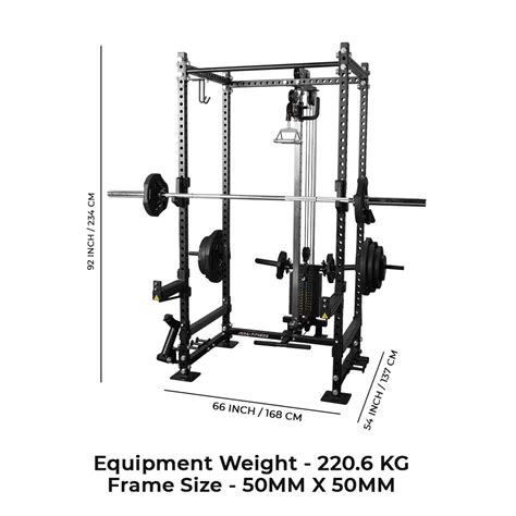 GYM BOX WITH HIGH LOW PULLEY - SELECTORIZED & PLATE LOADED COMBO ...