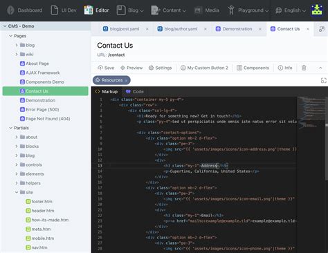 CMS Example 的图像结果