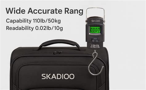SKADIOO Weight Machine for Luggage 50kg, Luggages Weighing Scale for ...