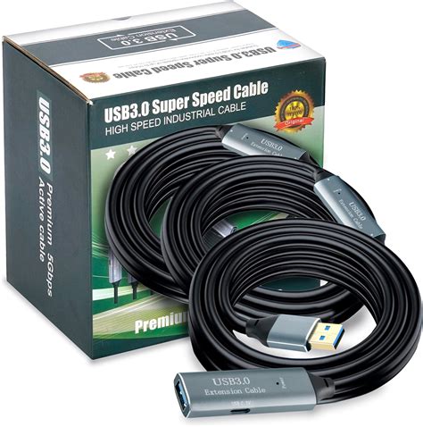 Storite 15 Meter Active USB 3.0 Extension Cable USB 3.0 Male to Female ...