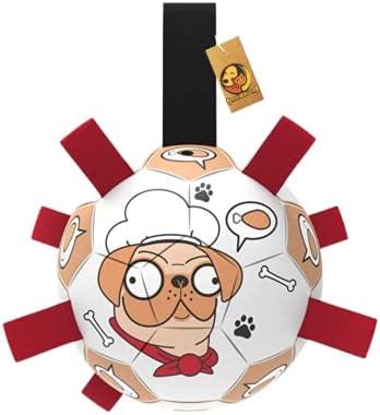 Buy Foodie Puppies Dog Ball Grab Tabs Football for Dogs - (Soccer Ball ...