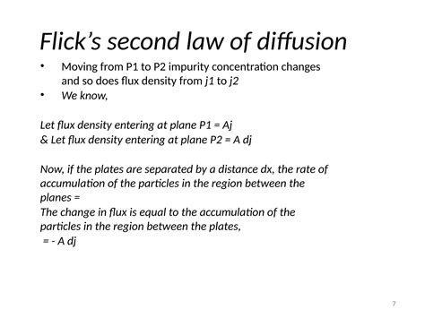 ficks law of diffusion _________________ | PPTX