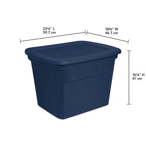 Sterilite Stackable Storage Tote Container - Home & Office Supplies on sale