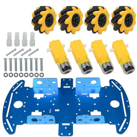 Buy Electronic Spices Mecanum Wheel Omni-Directional Smart Robot Car ...
