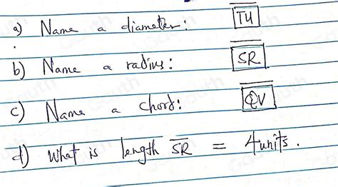 Solved: Introduction to a circle: Diameter, radius, and chord A circle ...