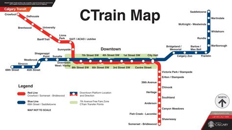 Transit Maps: Official Map: CTrain, Calgary, Canada, 2013