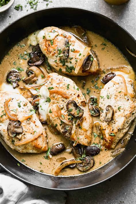 Stuffed Chicken Marsala - Easy Chicken Recipes