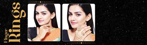 Buy Sanjog Embellished Golden Kundan Moti Ring Bracelet/Bangle For ...