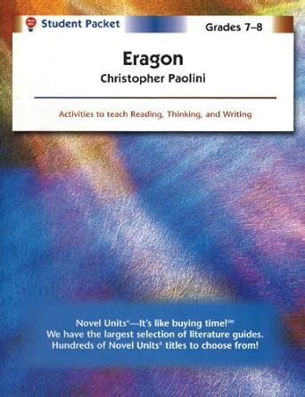 Buy Eragon - Student Packet by Novel Units, Inc. Book Online at Low ...