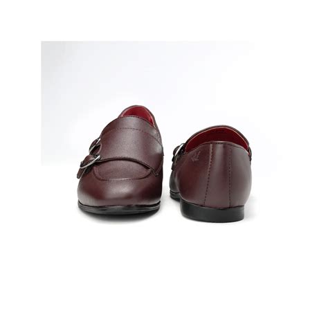 Eco-Friendly Bordeaux Monk Strap Shoes | Men’s Formal Wear – Ethik