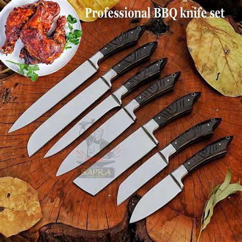 Master Every Cut – 7-Piece J2 Steel Chef & BBQ Knife Set | Inspire Uplift