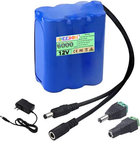 DC 12V Lithium Battery Pack, 10AH 12Ah 15AH 20AH 30AH Rechargeable Li-ion Battery Pack, Powerful ...