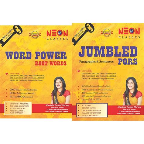 ROOT WORD BOOK Word Power & Jumbled Paragraphs & Sentence (PQRS) For ...