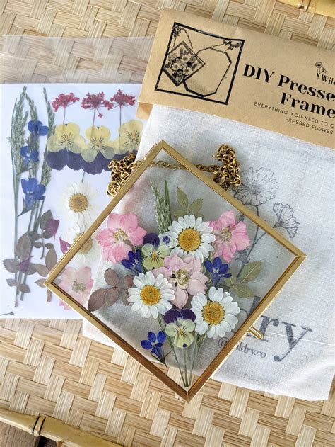 DIY Pressed Flower Frame Kit - Wildry Co | SHOP MADE IN DC