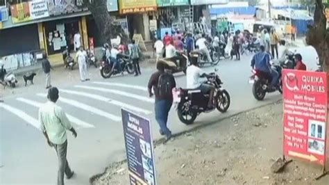 Video: Boy flung 20 feet away after bike rams him during overtaking bid ...