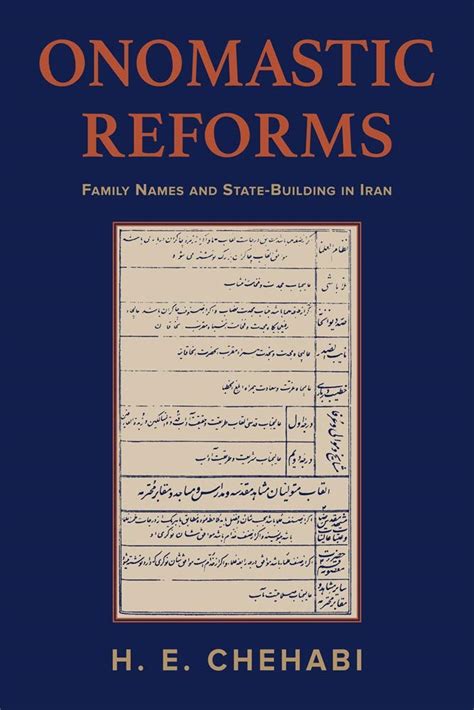 Buy Onomastic Reforms – Family Names and State–Building in Iran: 23 ...