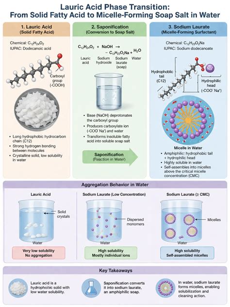Lauric Acid in Soap and Cleansing Formulations: Role, Structure, and ...