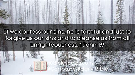Today's Bible Verses about Confessing Sins