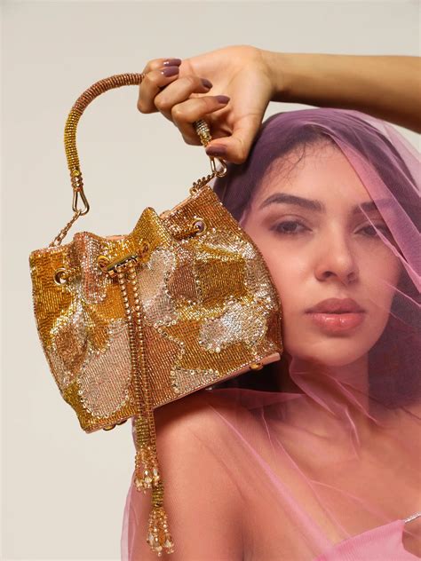 Terra Potli Bag – Handcrafted Pearl & Cut Dana Embroidery | The Tan Clan