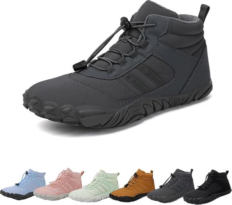 Peak Footwear for Women Men Neuropathy, Winter Barefoot Shoes Boots Wide Toe Highly Elastic Non ...