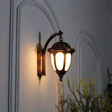 GARRETT Gold and Black Outdoor Wall Light – KAPOOR-E-ILLUMINATIONS ...
