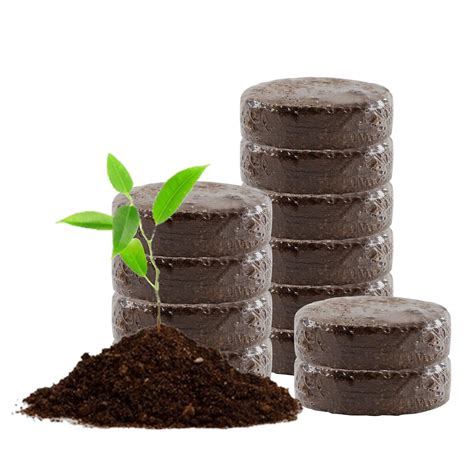 Buy 12 Pack Compressed Coco Coir Pot Disc, 2 Inch Coco Coir Potting ...