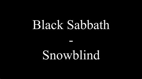 Image result for Snowblind Song