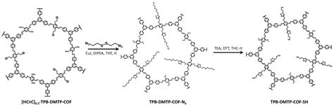 Thiol-Functionalized Covalent Organic Framework for Efficient Metal Ion ...