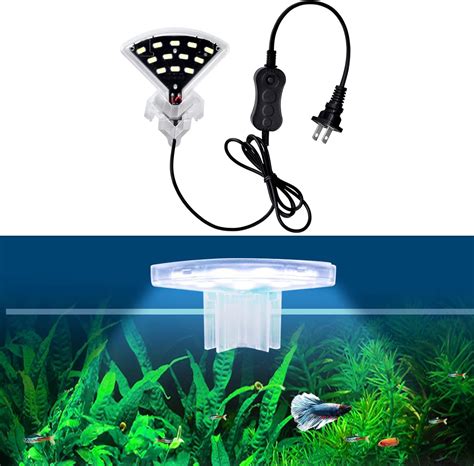 Buy WEAVERBIRD Aquarium Light M3 Fan Shape Fish Tank LED Light 5W 12 ...